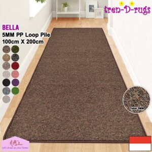 Tren-D-rugs Karpet polos anti slip 100 x 200 cm