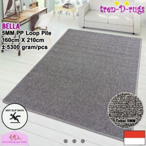 Tren-D-rugs Karpet polos anti slip 160 x 210 cm