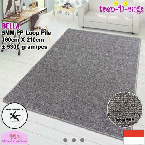 Tren-D-rugs Karpet polos anti slip 160 x 210 cm