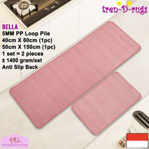 Tren-D-rugs 2 pcs keset kaki polos anti slip