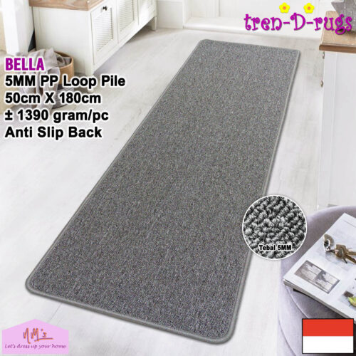 Tren-D-rugs Keset polos anti slip 50 x 180 cm