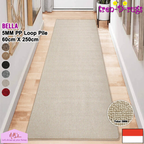 Tren-D-rugs karpet polos anti slip 60 x 250 cm