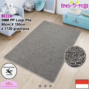 Tren-D-rugs karpet polos anti slip 80 x 150 cm