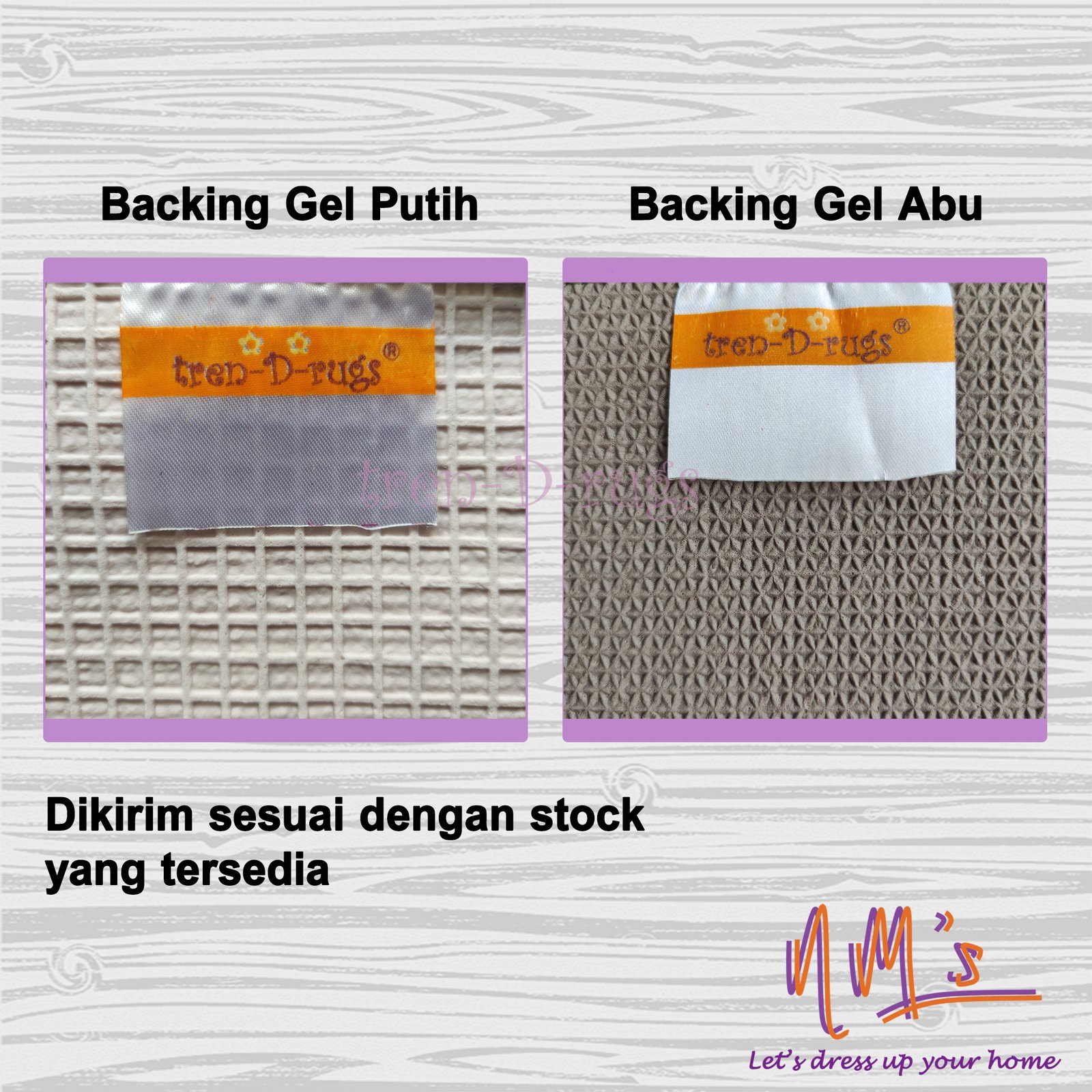 Tren-D-rugs Keset polos anti slip 40 cm x 60 cm - Gambar 37