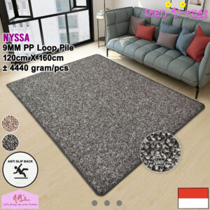 Tren-D-rugs Karpet polos solid anti slip 120 x 160 cm