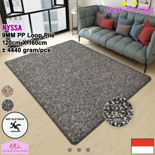 Tren-D-rugs Karpet polos solid anti slip 120 x 160 cm