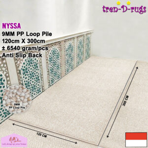 Tren-D-rugs Karpet polos sajadah masjid 120 x 300 cm