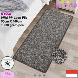 Tren-D-rugs Keset kaki polos solid anti slip 50 x 100 cm