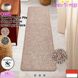 Tren-D-rugs Keset dapur polos solid anti slip 50 x 180 cm