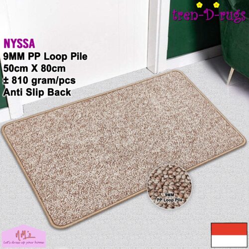 Tren-D-rugs Keset dapur polos solid anti slip 50 x 80 cm