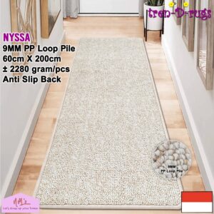 Tren-D-rugs Keset dapur polos solid anti slip 60 x 200 cm