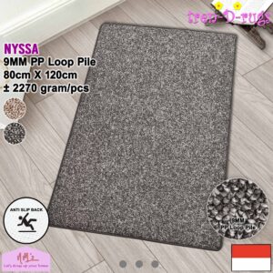 Tren-D-rugs Karpet polos solid anti slip 80 x 120 cm