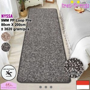 Tren-D-rugs Karpet polos solid anti slip 80 x 200 cm