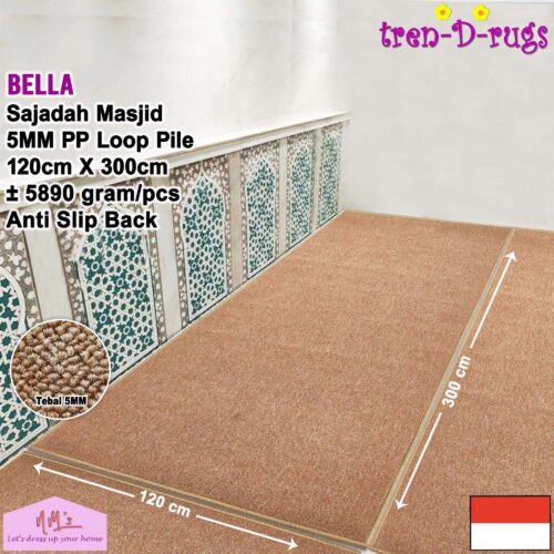 Tren-D-rugs Karpet polos anti slip 120 x 300 cm