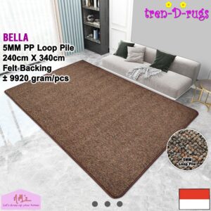 Tren-D-rugs Karpet polos anti slip 240 X 340 cm