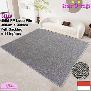 Tren-D-rugs Karpet polos anti slip 300 x 300 cm