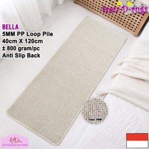 Tren-D-rugs Keset polos anti slip 40 x 120 cm