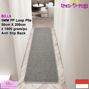 Tren-D-rugs Karpet polos anti slip 50 x 200 cm