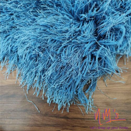 Tren-D-rugs Karpet shaggy polos bulu 120 cm x 160 cm - Gambar 4