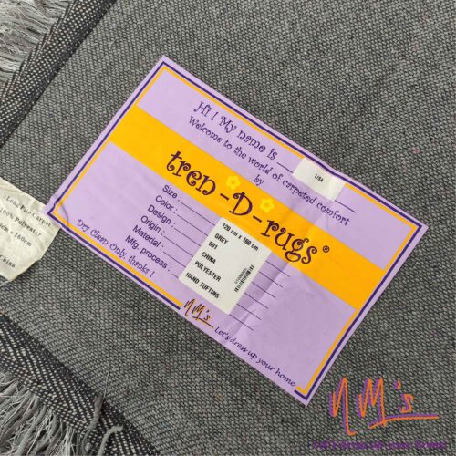 Tren-D-rugs Karpet shaggy polos bulu 120 cm x 160 cm - Gambar 15