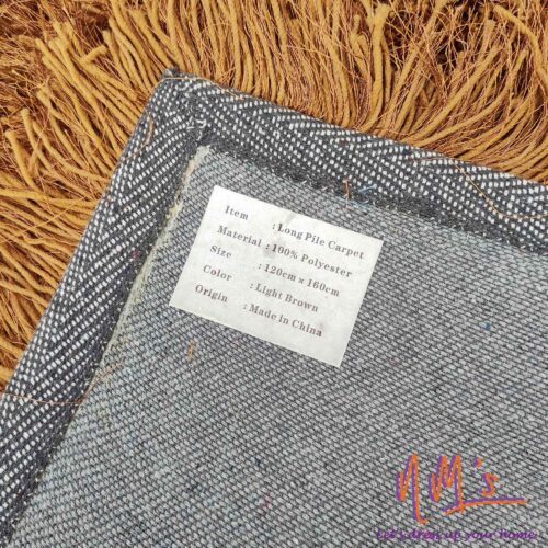 Tren-D-rugs Karpet shaggy polos bulu 120 cm x 160 cm - Gambar 24