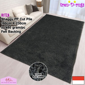 Tren-D-rugs Shaggy Karpet bulu tebal permadani 160 x 230 cm