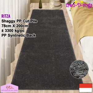 Tren-D-rugs Shaggy Karpet bulu tebal permadani 78 x 200 cm