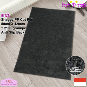Tren-D-rugs Shaggy Karpet bulu tebal permadani 80 x 120 cm