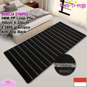 Tren-D-rugs Karpet stripes line anti sllip 100 x 200 cm