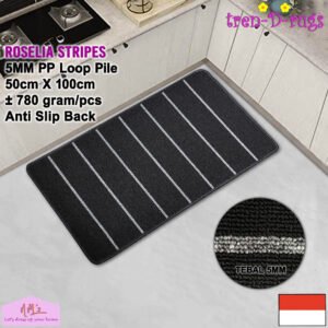 Tren-D-rugs Keset stripes line anti slip 50 cm x 100 cm