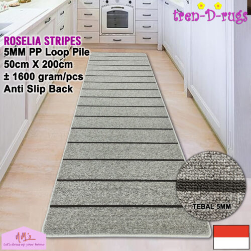 Tren-D-rugs Keset stripes line anti sllip 50 x 200 cm
