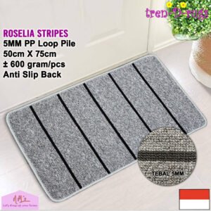 Tren-D-rugs Keset stripes line anti slip 50 cm x 75 cm