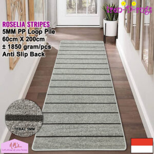 Tren-D-rugs Karpet stripes line anti sllip 60 x 200 cm