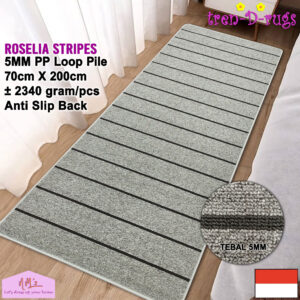 Tren-D-rugs Karpet stripes line anti sllip 70 x 200 cm