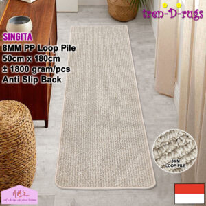 Tren-D-rugs Singita Keset Polos Salur Stripes 50 x 180 cm
