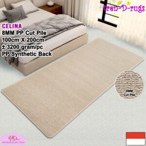 Tren-D-rugs karpet tebal polos bulu halus 100x200 cm