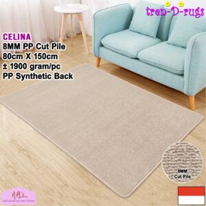 Tren-D-rugs karpet tebal polos bulu halus 80x150 cm