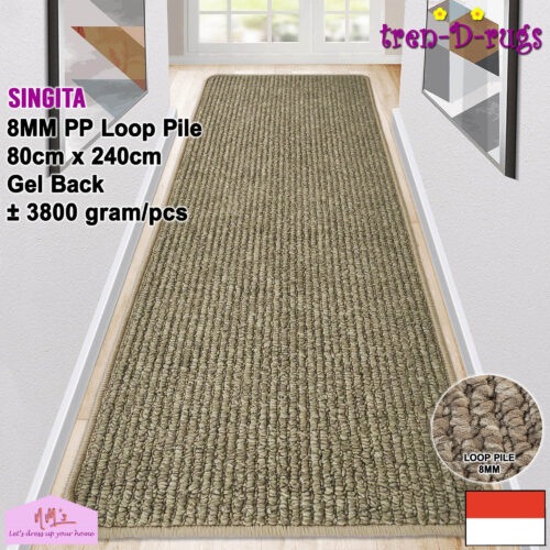 Tren-D-rugs Singita Karpet Polos Salur Stripes 80 x 240 cm