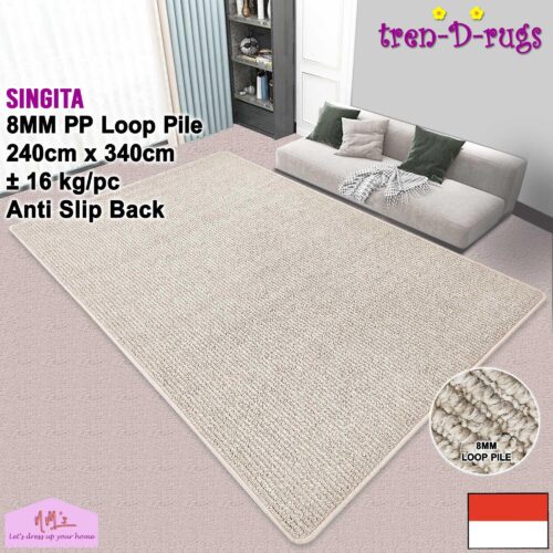 Tren-D-rugs Singita Karpet Polos Salur Stripes 240x340 cm