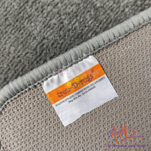 Tren-D-rugs keset kaki polos tebal halus 52x200 cm - Gambar 4