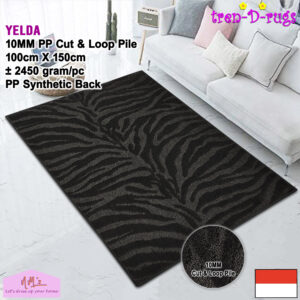 Tren-D-rugs Karpet tebal 3d timbul bulu halus 100x150cm