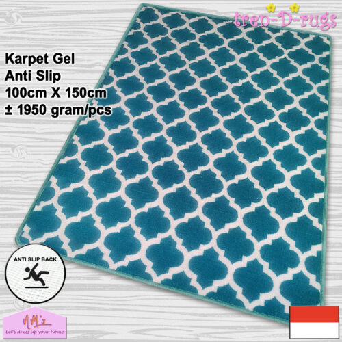 Tren-D-rugs Karpet Geometric permadani modern bulu 100x150cm - Gambar 17