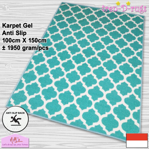 Tren-D-rugs Karpet Geometric permadani modern bulu 100x150cm - Gambar 31
