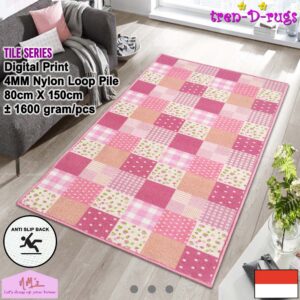 Tren-D-rugs Karpet motif digital print 80x150cm - NMS