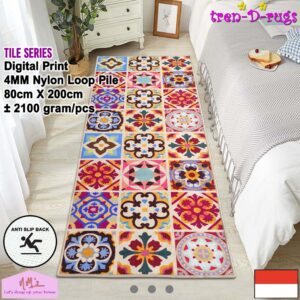 Tren-D-rugs Karpet motif digital print 80x200cm - NMS