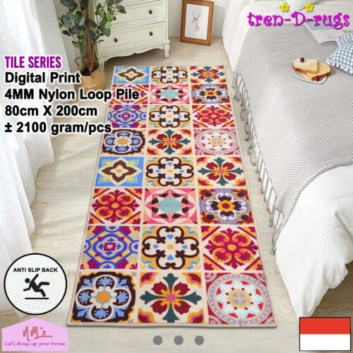 Tren-D-rugs Karpet motif digital print 80x200cm - NMS