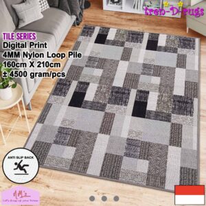 Tren-D-rugs Karpet motif digital print 160x210cm - NMS
