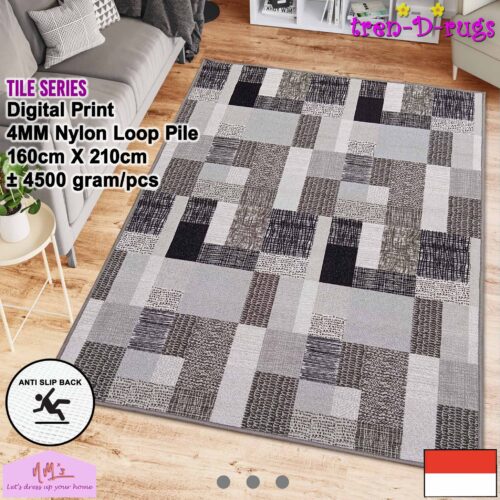 Tren-D-rugs Karpet motif digital print 160x210cm - NMS