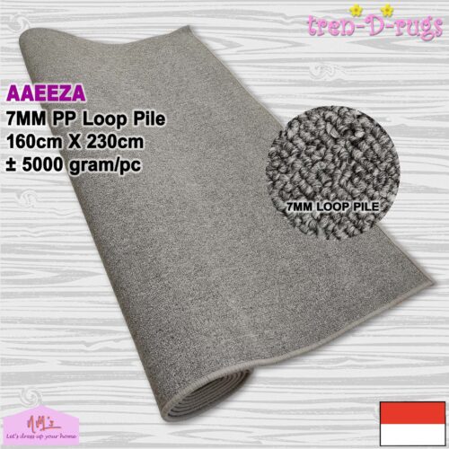 Tren-D-rugs karpet tufted bulu polos 160x230cm - nms