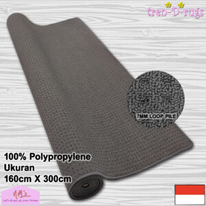 Tren-D-rugs karpet tufted bulu polos 160x300cm - nms